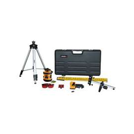 Johnson 40-6517 Laser Level Kit, 200 ft, +/-1/8 in at 50 ft Accuracy, Red Laser