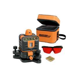 Johnson 40-6502 Laser Level Kit, Red Laser