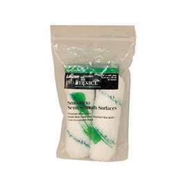 Linzer Pro Edge MR701-2 4 Mini Paint Roller Cover, 3/8 in Thick Nap, 4 in L, Microfiber Cover, Green/White