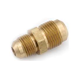 Anderson Metals 754056-0604 Tube Reducing Union, 3/8 x 1/4 in, Flare, Brass