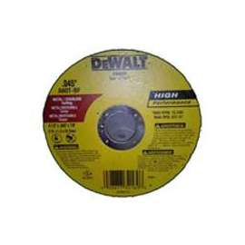 DeWALT DW8062 Cutting Wheel, 4-1/2 in Dia, 0.045 in Thick, 7/8 in Arbor, Very Fine, Aluminum Oxide Abrasive