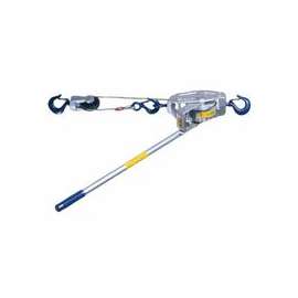 Cable Ratchet Hoist-Winches, 1 1/2 Tons Capacity, 10 ft Lifting Height, 97 lbf