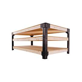 2x4basics 90158 Workbench Kit, Resin, Black