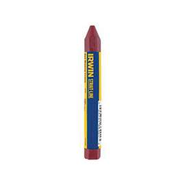 IRWIN 66406 Hi-Visibility Lumber Crayon, Yellow, 1/2 in Dia, 4-1/2 in L