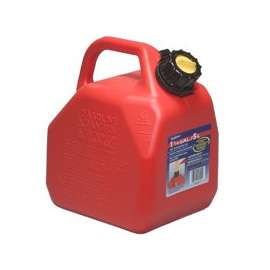 Scepter 07081 Gas Can with CRC, 1.25 gal Capacity, Polyethylene, Red