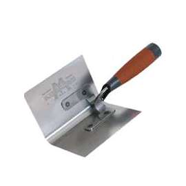 Marshalltown 51D Corner Trowel, 3-1/2 in W Blade, 5 in L Blade, Stainless Steel Blade, DuraSoft Handle