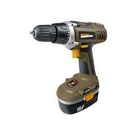 ROCKWELL Shop Series RC2804K2 Drill/Driver, 18 V Battery, Nickel-Cadmium Battery, 3/8 in Chuck