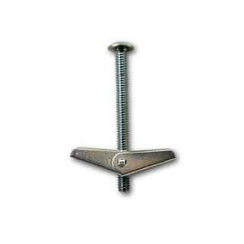 MIDWEST FASTENER 04086 Toggle Bolt with Wing, 3 in L, Zinc