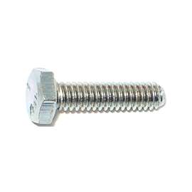 MIDWEST FASTENER 00254 Cap Screw, 1/4-20 in Thread, 1 in L, Coarse Thread, Hex Drive, Zinc, Zinc, 100 PK