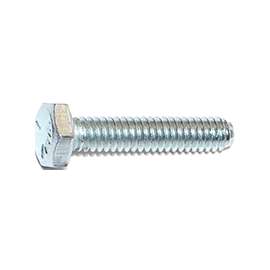 MIDWEST FASTENER 00255 Cap Screw, 1/4-20 in Thread, 1-1/4 in L, Coarse Thread, Hex Drive, Zinc, Zinc, 100 PK
