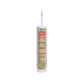 GE Supreme M90006C Kitchen and Bath Sealant, Clear, 65 deg F, 10.1 oz