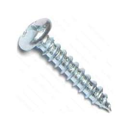 MIDWEST FASTENER 03189 Screw, #10 Thread, Coarse Thread, Pan Head, Phillips, Slotted Drive, Diamond Point, Steel, Zinc