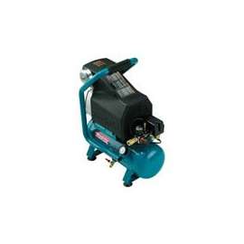 Makita Big Bore MAC700 Air Compressor, 2.6 gal Tank, 2 hp, 120 V, 130 psi Pressure, 1-Stage, 3.8 cfm Air