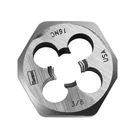 IRWIN 9440 Machine Screw Die, 7/16-20 Thread, NF Thread, Right Hand Thread, HCS