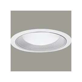 Halo Coilex 456W Slope Ceiling Baffle Trim, Metal Body, White