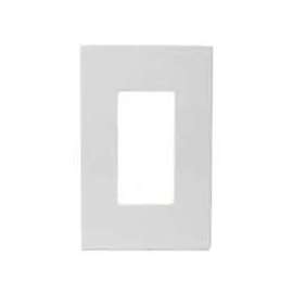 Eaton Cooper Wiring PJS PJS26W Wallplate, 4-7/8 in L, 3-1/8 in W, 1 -Gang, Polycarbonate, White, High-Gloss