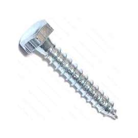MIDWEST FASTENER 01287 Lag Screw, 1/4 in Thread, 1-1/2 in OAL, Zinc