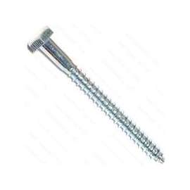 MIDWEST FASTENER 01291 Lag Screw, 1/4-10 Thread, 3 in OAL, 2 Grade, Steel, Zinc, SAE Measuring