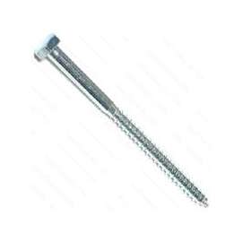 MIDWEST FASTENER 01293 Lag Screw, 1/4-10 Thread, 4 in OAL, 2 Grade, Steel, Zinc, SAE Measuring