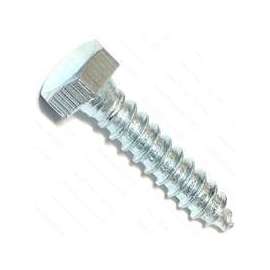 MIDWEST FASTENER 01300 Lag Screw, 5/16-9 Thread, 1-1/2 in OAL, 2 Grade, Steel, Zinc, SAE Measuring