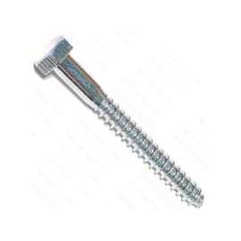 MIDWEST FASTENER 01304 Lag Screw, 5/16 in Thread, 3 in OAL, Zinc
