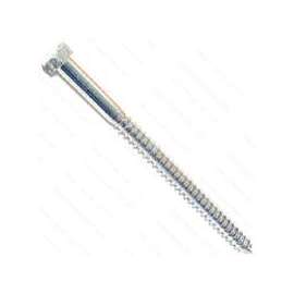 MIDWEST FASTENER 01323 Lag Screw, 3/8 in Thread, 6 in OAL, Zinc