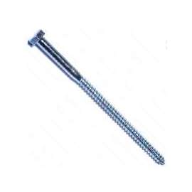 BOLT LAG HEX ZINC 5/16X6