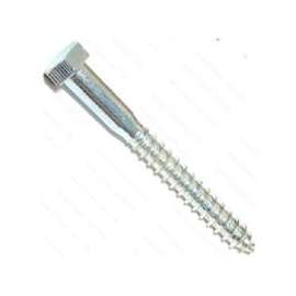 MIDWEST FASTENER 01318 Lag Screw, 3/8 in Thread, 3-1/2 in OAL, Zinc