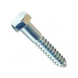 MIDWEST FASTENER 01332 Lag Screw, 1/2 in Thread, 3 in OAL, Zinc