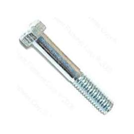 MIDWEST FASTENER 00033 Bolt, 5/16-18 in Thread, 2 in OAL, 2 Grade, Zinc, Zinc, Coarse Thread