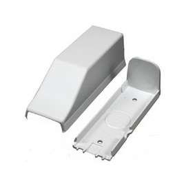 Wiremold NMW17 Raceway Conduit Connector, Plastic, White
