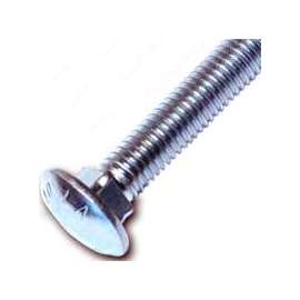 MIDWEST FASTENER 01074 Carriage Bolt, 5/16-18 in Thread, NC Thread, 1-1/2 in OAL, Zinc, 2 Grade