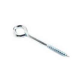 ProSource LR258 Lag Screw Eye, 11.2 mm Thread, Screw Thread, 2 in L Thread, 1-7/16 in Dia Eye, 401 lb Working Load, Zinc