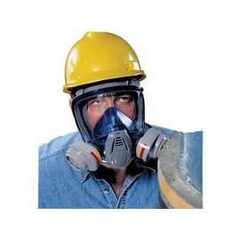 Advantage 3200 Full-Facepiece Respirator, Medium, Rubber Harn
