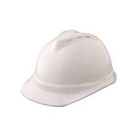 V-Gard 500 Protective Caps, 4 Point Fas-Trac, White