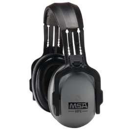 Sound Control Earmuffs, 26 dB NRR, Gray/Black, Headband