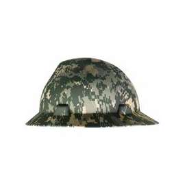Freedom Series V-Gard Hard Hats, Fas-Trac Ratchet, Full Brim, Camouflage