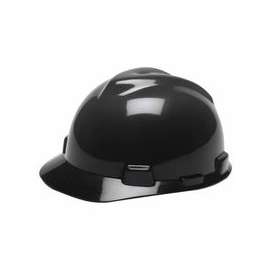 V-Gard Protective Hats, Fas-Trac Ratchet, Hat, Black