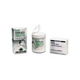 Personal Safety Equipment Towelettes, 5 in X 7 1/4 in, Paper, White
