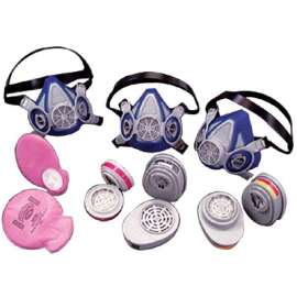 Advantage Respirator Cartridges, GMA, N95, R95, Black