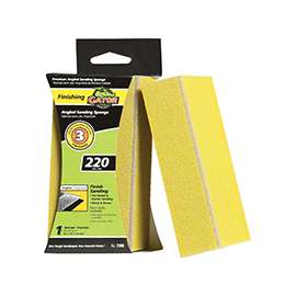 Gator 7306 Sanding Sponge, 5 in L, 3 in W, 220 Grit, Extra Fine, Aluminum Oxide Abrasive