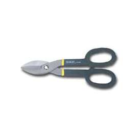 STANLEY FMHT73992/14-558 Tinner Snip, 12 in OAL, 2-3/4 in L Cut, Straight Cut, Alloy Steel Blade, Black/Yellow Handle