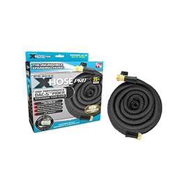 E.MISHAN & SONS 1255 Expandable Hose, 25 ft L, Nylon, Black
