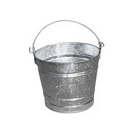 Standard-Duty Galvanized Pail, 14qt