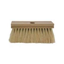 Roofers Brushes, 7 in Hardwood Block, 2 1/2 in Trim L, White Tampico