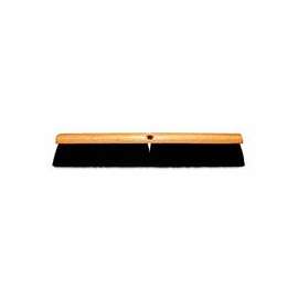 No. 26 Line Floor Brushes, 36 in, Black Horsehair/Plastic/SR Grade Plastic