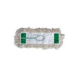 Industrial Dust Mop Heads, White Absorbent Cotton Yarn, 24 x 5