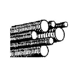 PFC TR-1008 Threaded Rod, 3/4-10 in Thread, 3 ft L, A Grade, Carbon Steel, Galvanized, NC Thread