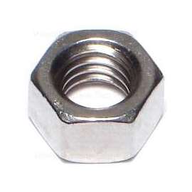 MIDWEST FASTENER 05272 Hex Nut, Coarse Thread, 3/8 in Thread, Stainless Steel