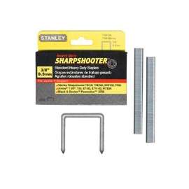 STANLEY TRA706-5C Narrow Crown Staple, 27/64 in W Crown, 3/8 in L Leg, Galvanized